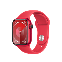 Watch Series 9 GPS 41mm RED S/M Sport Band