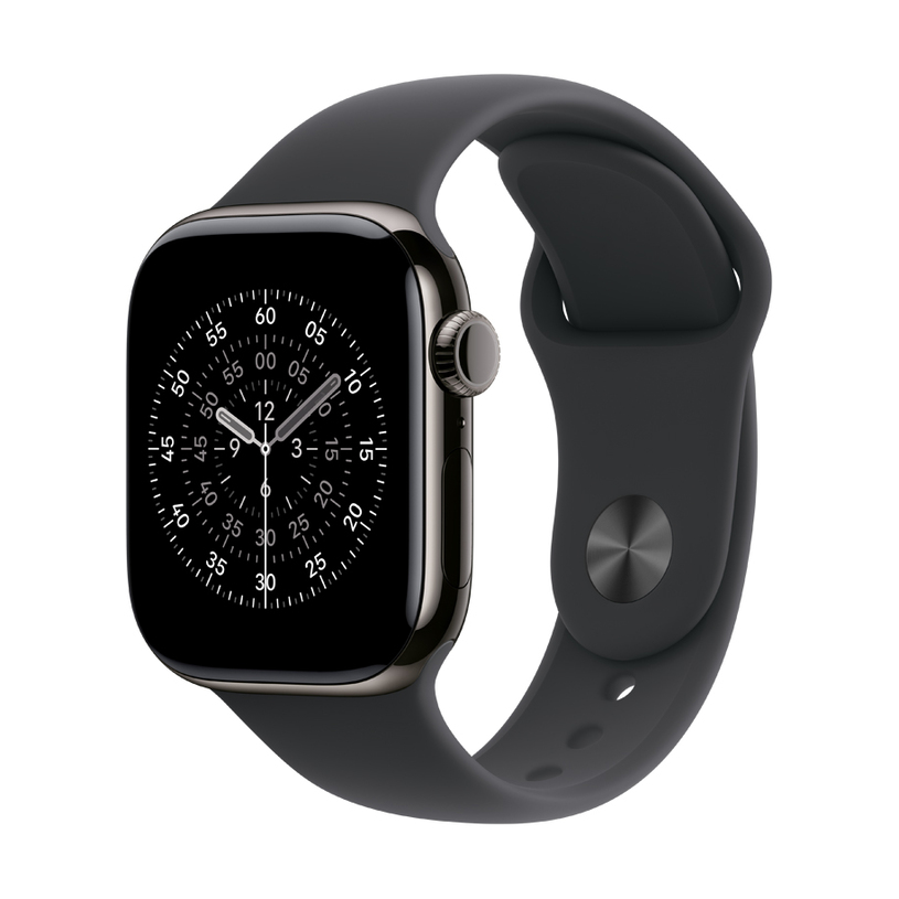 Apple Watch Series 11 GPS 46mm Slate Titanium M/L Sport Band