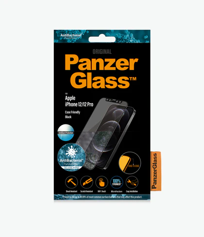 PanzerGlass iPhone 12/Pro Svart