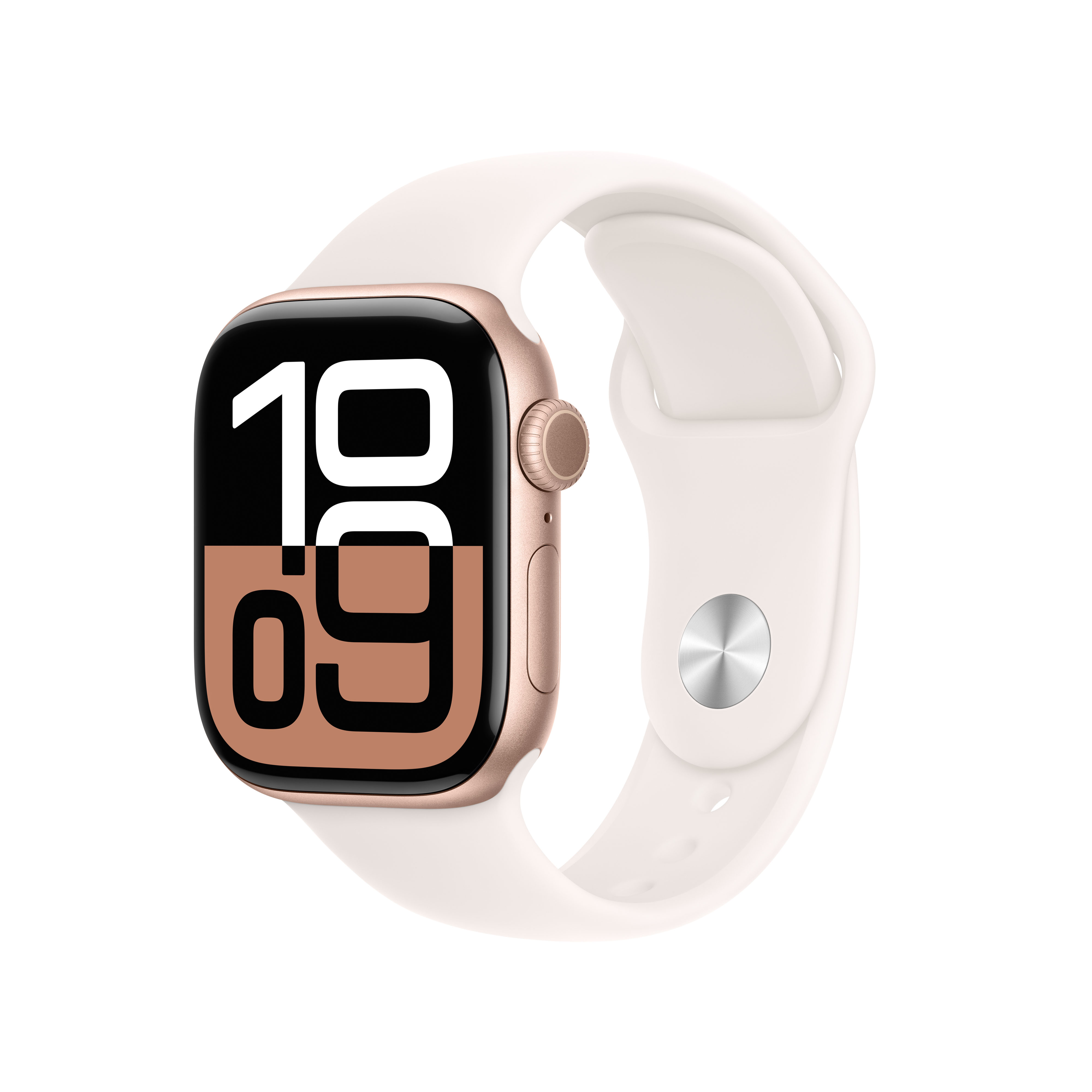 Apple Watch Series 10 GPS 42mm Rose Gold Light Blush S/M Sport Band