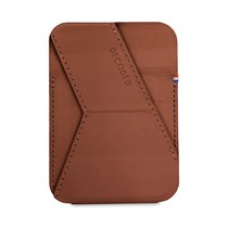 Leather MagSafe Card Stand Sleeve Tan