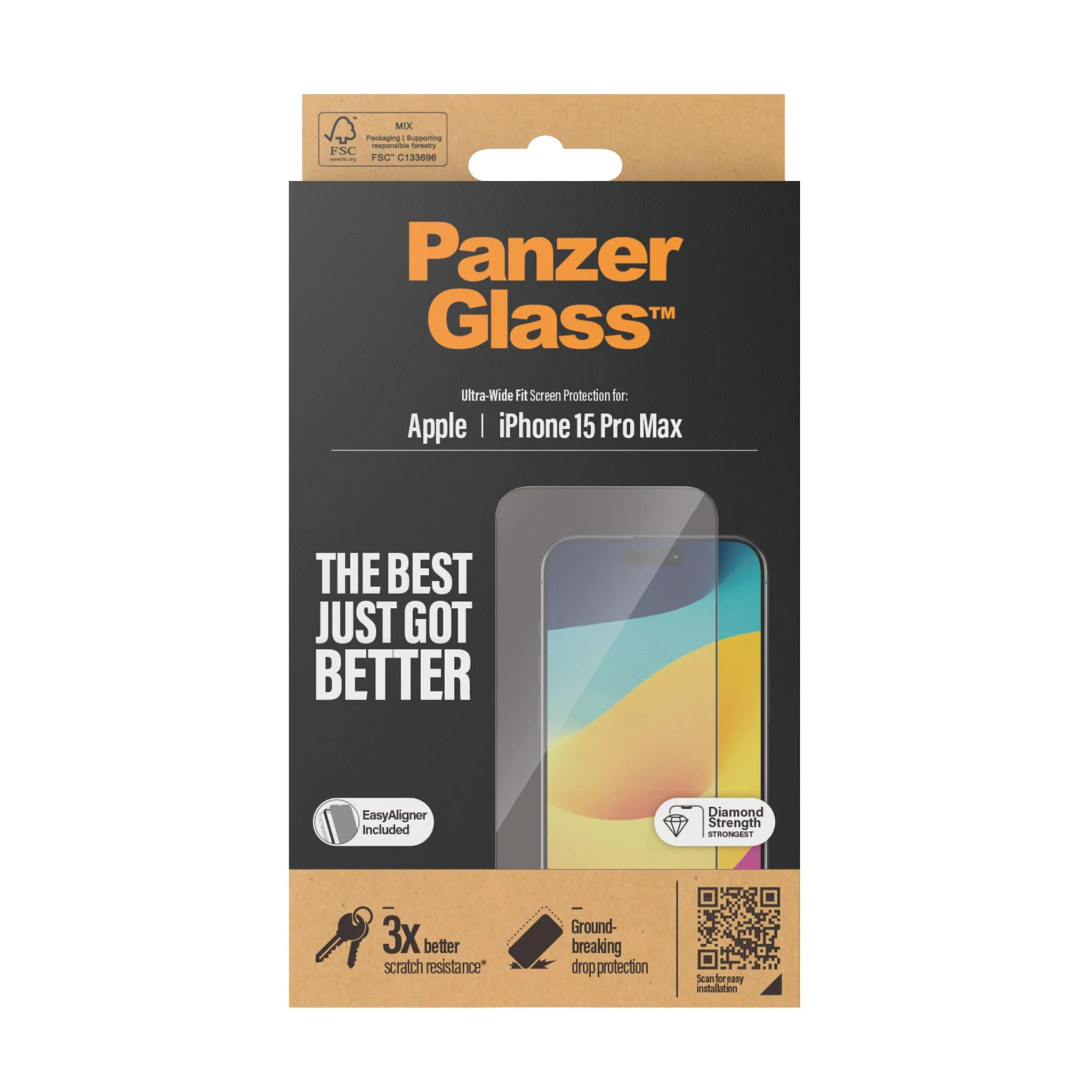 PanzerGlass iPhone 15 Pro Max