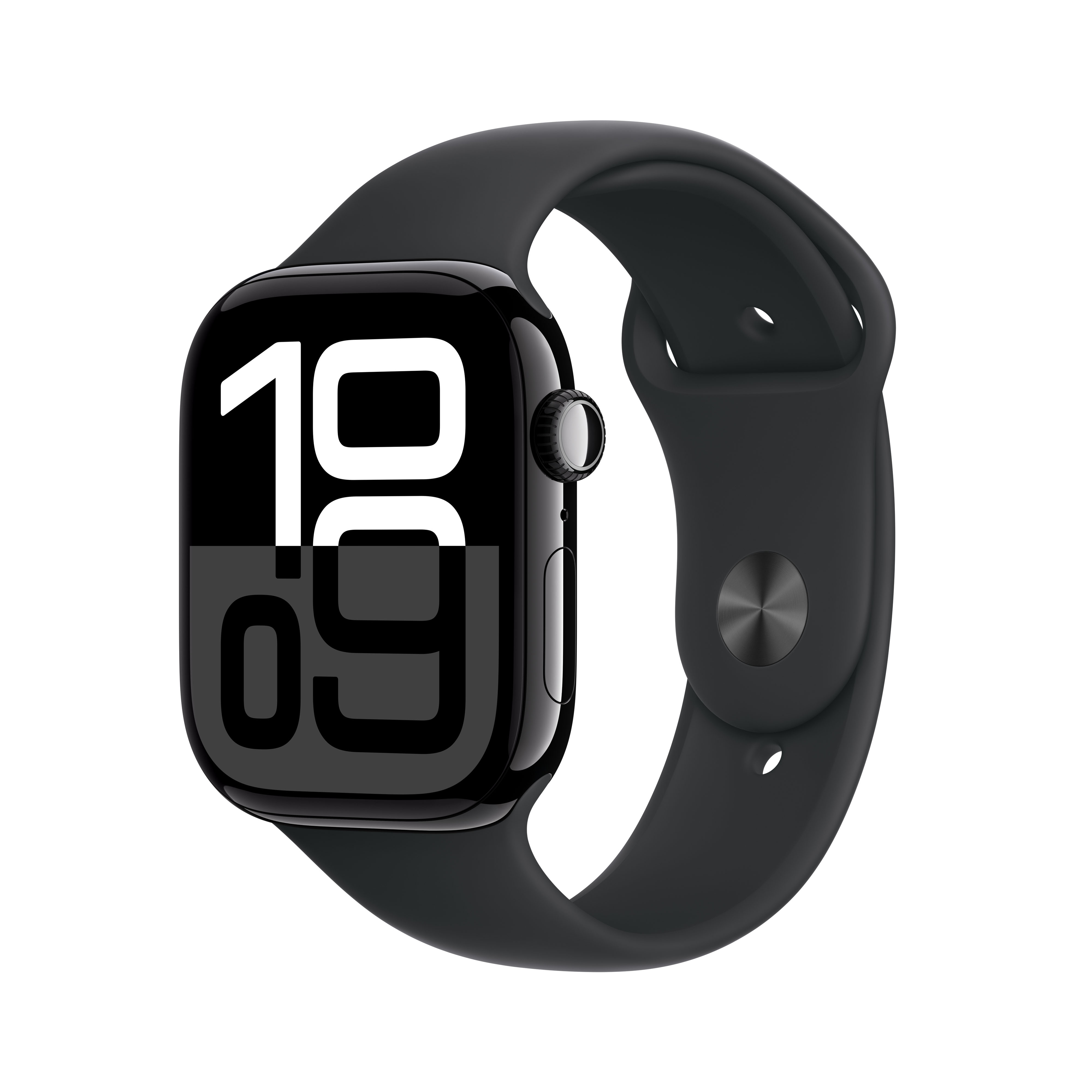 Apple Watch Series 10 GPS 46mm Space Black S/M Sport Band