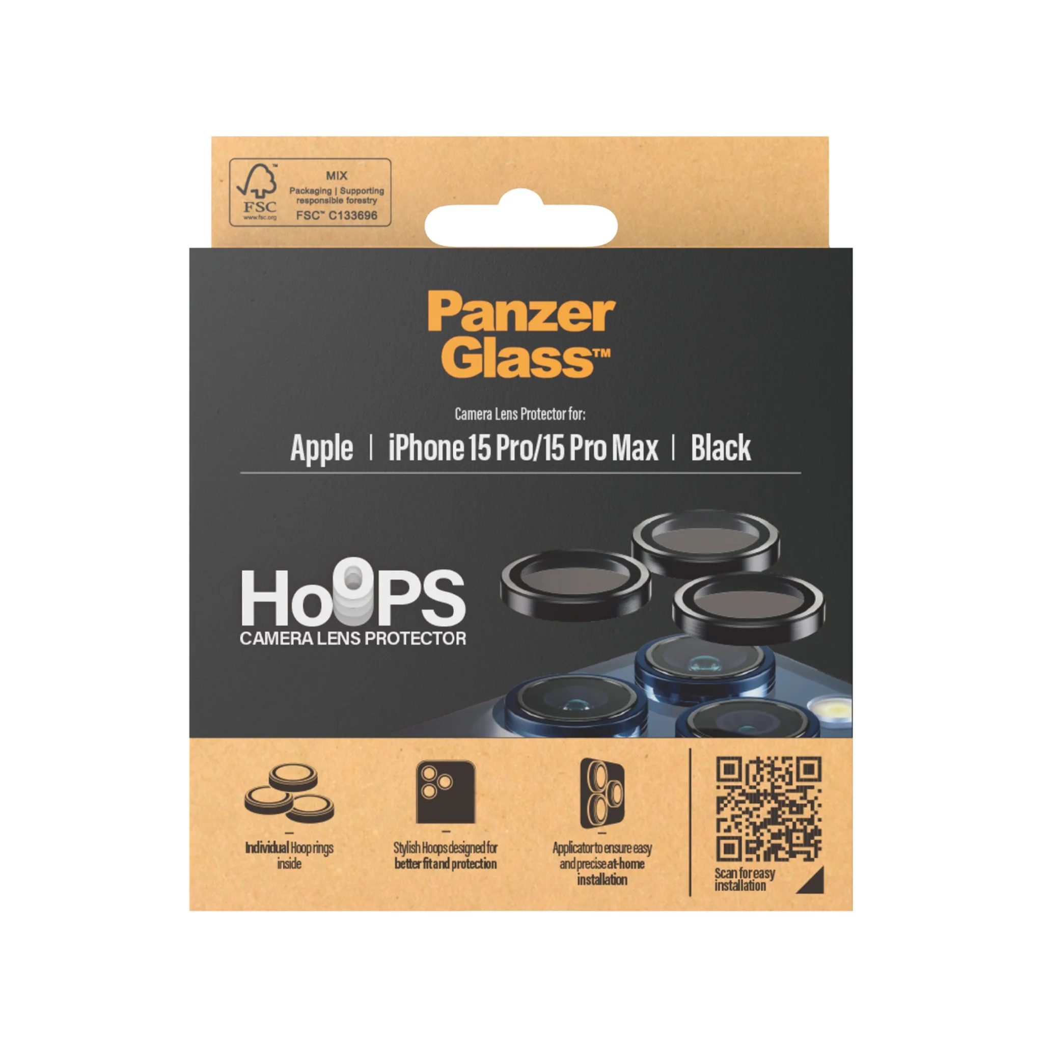 PanzerGlass Hoops Camera iPhone 15/15 Plus