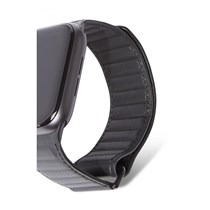 Leather Magnetic Traction Strap 44mm Black