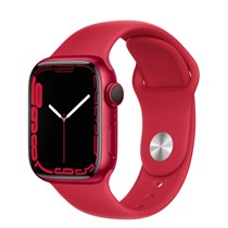 Apple Watch S7 41mm Red with (RED) Sport Band