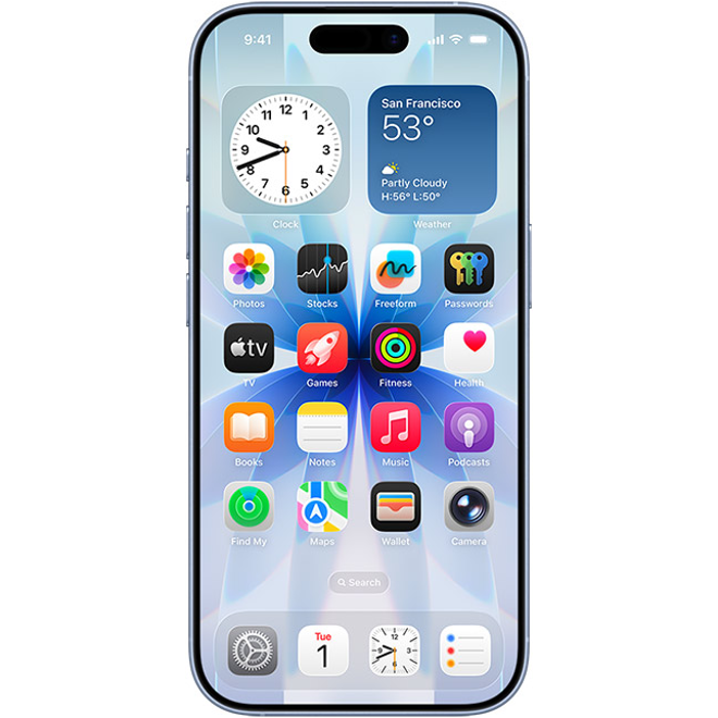 <h3 class="campaign-block__overline" style="color: black; margin-bottom: 0;">Skjár.</h3>
<h2 class="campaign-block__title">Bjartari og sterkari.</h2>
<p style="color: #262626;" class="slide-block__text ">6,3 tommu Super Retina XDR-skjár – okkar besti til þessa. 3000 nit hámarksbirtustig. Nú með ProMotion með allt að 120 Hz og 33% minni glampa. Sterkur Ceramic Shield 2 að framan, með þrisvar sinnum betri rispuvörn en fyrri gerð.</p>