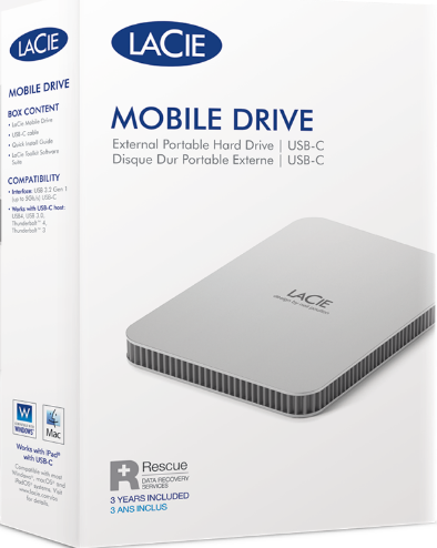 LaCie Mobile Drive USB-C 1TB