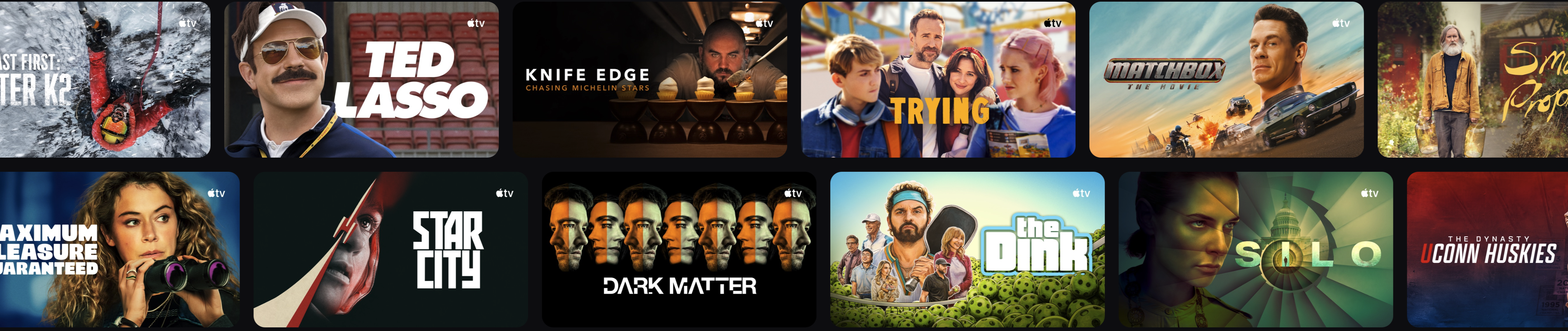 Þættir og myndir á Apple TV