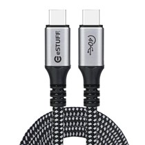 eSTUFF USB-C to USB-C cable 1.2m, 100W, 40Gbps