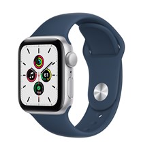 Apple Watch SE 40mm Silver - Abyss Blue Sport Band